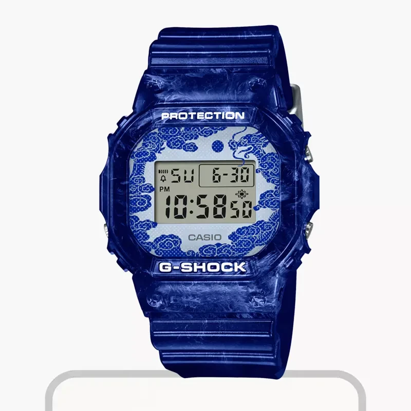 Casio G-Shock Special Color X Blue & White Men's Watch- DW-5600BWP-2